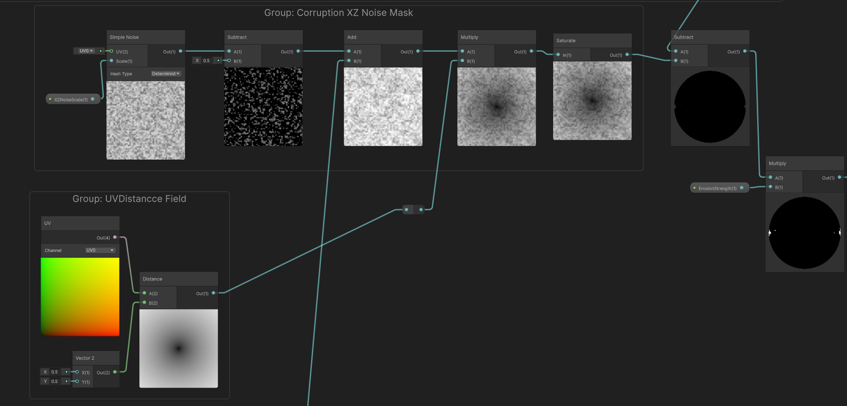 XZ plane noise logic