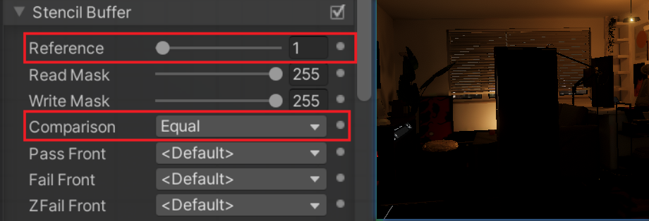 Object Stencil Settings